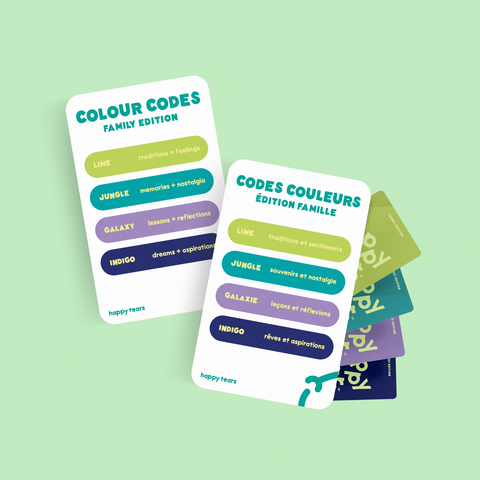 family edition - bilingual conversation card game