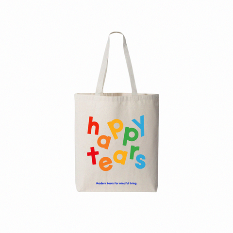 the 'happy tears' heritage canvas tote