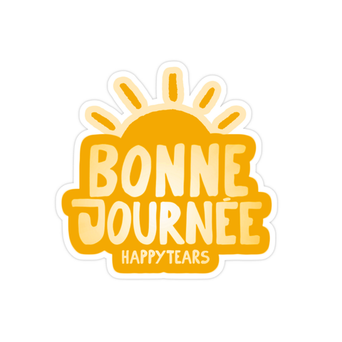bonne journée - vinyl sticker