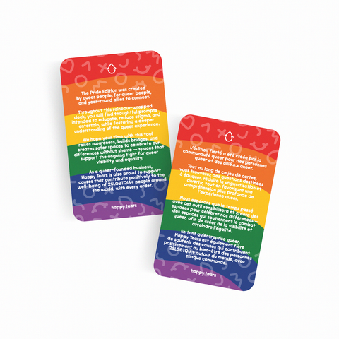 pride edition - bilingual conversation card game